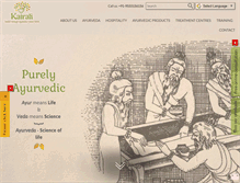Tablet Screenshot of kairali.com